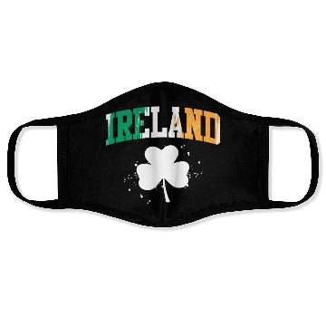 Discover Ireland shamrock Irish St. Patrick's Day Face Masks