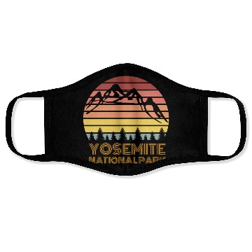 Discover Yosemite National Park Face Masks
