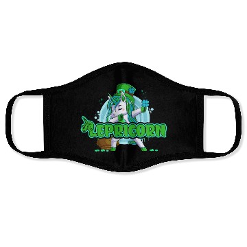 Discover Lepricorn St. Patrick's Day Unicorn Face Masks