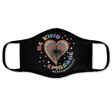 Discover Embrace Neurodiversity Puzzle Autism Awareness Day Face Masks