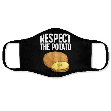 Discover Cool Potato Vegetable Potato Lover Face Masks