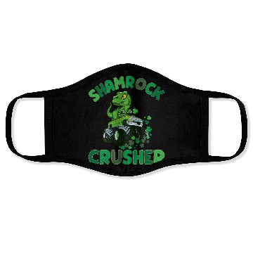 Discover St. Patrick's T. rex Monster Truck The Shamrock Face Masks