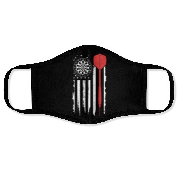 Discover US Flag Patriotic Darts Face Masks