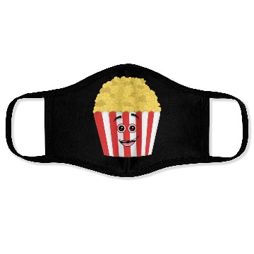 Discover Cinema a cool popcorn Face Masks