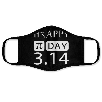 Discover Happy PI Day Face Masks