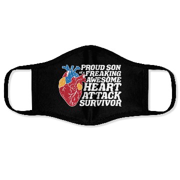 Discover Heart Attack Survivor Son Face Masks