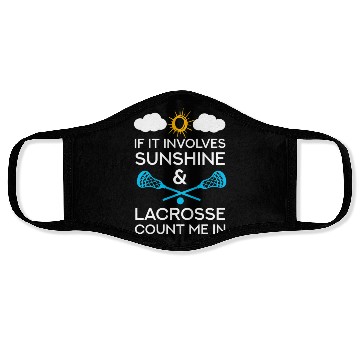 Discover Lacrosse Sunshine Face Masks