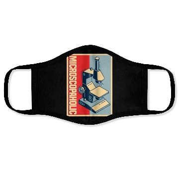 Discover Biology Biologist Microscope Face Masks