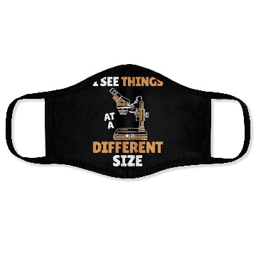 Discover Biology Biologist Microscope Face Masks