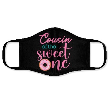 Discover Cousin of Sweet One 1st First Birthday Matching Face Masks