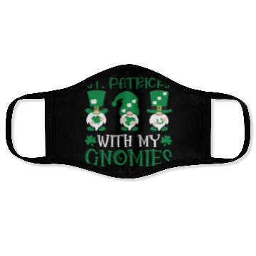 Discover Garden Gnomes Gnome Lover Funny Gnome Gardening Face Masks