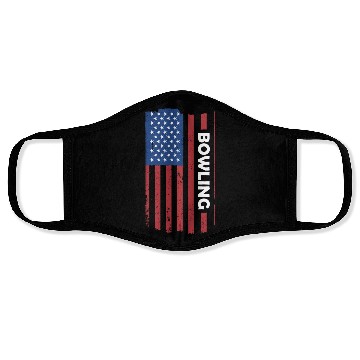 Discover Sport Us Flag Bowling Face Masks