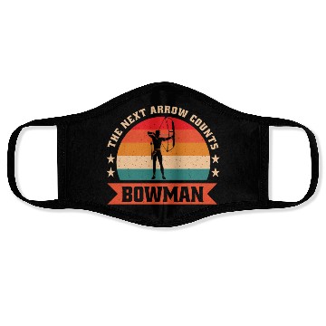 Discover archery bow Face Masks
