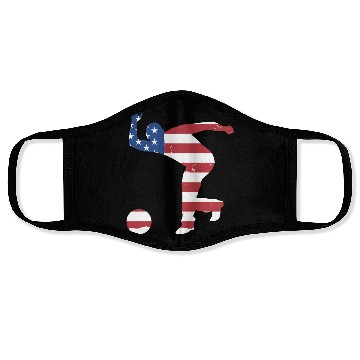 Discover Sport Us Flag Bowling Face Masks