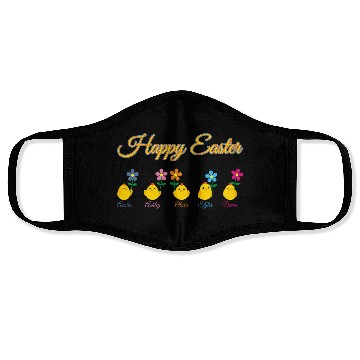 Discover Happy Easter Austin Ashley Olivia Tyler Devon Face Masks