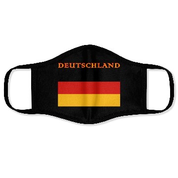 Discover Deutschland Flag Germany Souvenir Face Masks