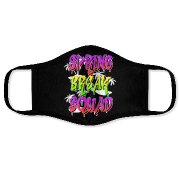 Discover Spring Break Squad Summer Vacation Spring Break Face Masks
