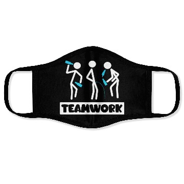 Discover Teamwork Summer Vacation with Friends Spring Break Face Masks