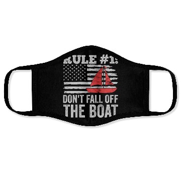 Discover Don't Fall Off The Boat Funny Sailing Face Masks