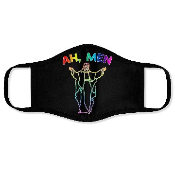 Discover LGBTQ Jesus Face Masks Religious Ah, MEN Face Masks