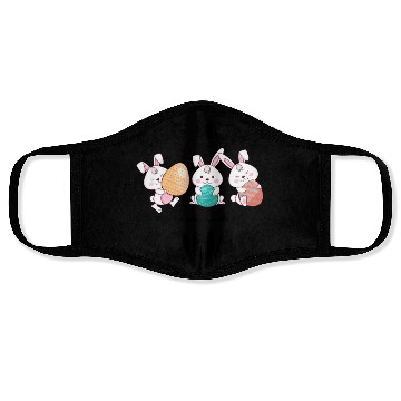 Discover Fun Egg Hunt Squad Easter Day Family Matching Hunt Face Masks
