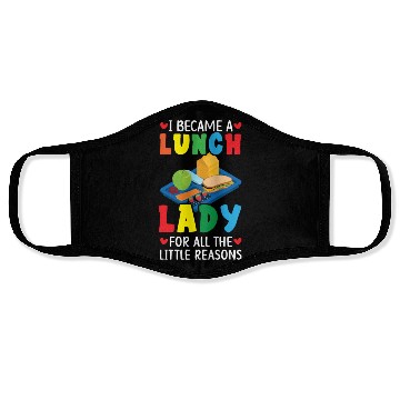Discover Lunch Boss Cafeteria Worker Lady Cook Lunch Lady Face Masks