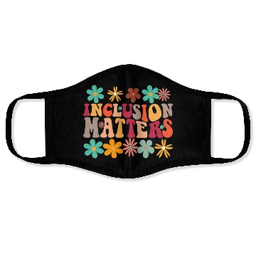 Discover Inclusion Matters Special Ed Teacher Autism Face Masks