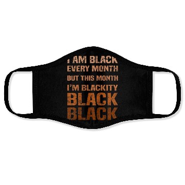 Discover Juneteenth Blackity BLM African Melanin Black Hist Face Masks