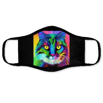Discover Colorful Realistic Cat Face Masks