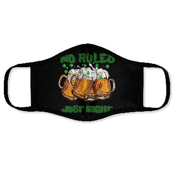 Discover st paddy funny day, green beer Irish day Face Masks