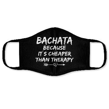 Discover Funny bachata saying outfit dance class bachata da Face Masks