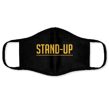 Discover Support Stand Up Comedy 4 Face Masks