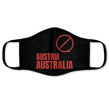 Discover Austria Not Australia Kangaroos Funny Pun Face Masks