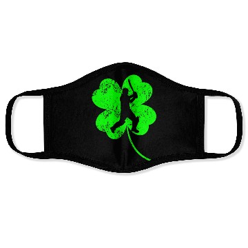 Discover Cricket St. Patrick's day shamrock Face Masks