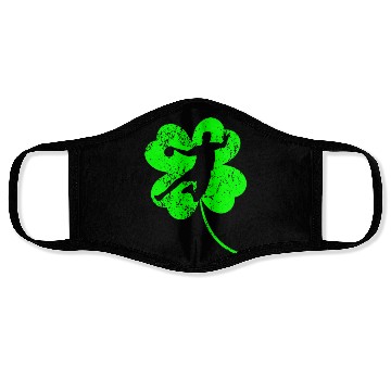 Discover Handball St. Patrick's day shamrock Face Masks
