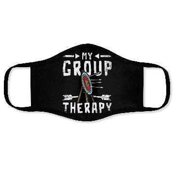 Discover My group therapy Archery Face Masks
