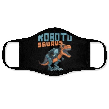 Discover Robot Dinosaur T-Rex for a Robotic Engineer Face Masks