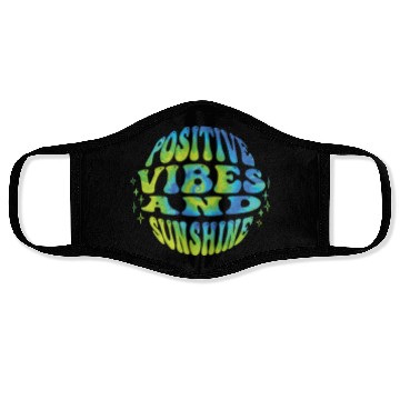 Discover Positive Vibes and Sunshine Summer Party Face Masks