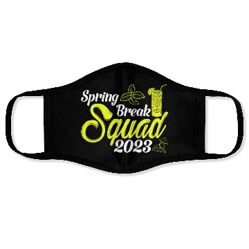 Discover Spring Break Squad 2023 Vacation Spring Break Face Masks