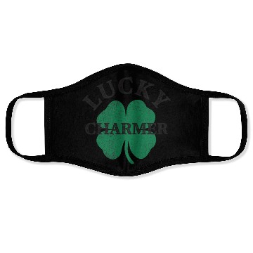 Discover Lucky Charmer Funny St Patricks Day Face Masks