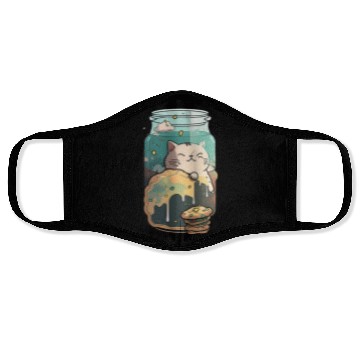 Discover Cat in the Cookie Jar Face Masks