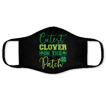 Discover 41 St Patricks Day Cutest clover in the patch Face Masks
