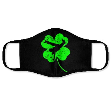 Discover Capoeira St. Patrick's day shamrock Face Masks