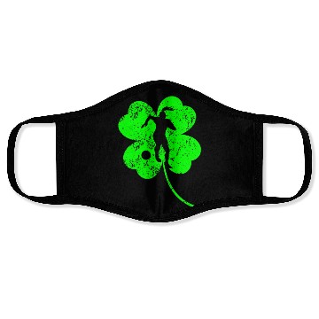 Discover Soccer St. Patrick's day shamrock Face Masks