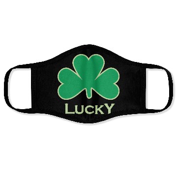 Discover lucky shamrock -Saint Patrick's Day Face Masks