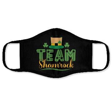 Discover team shamrock Face Masks