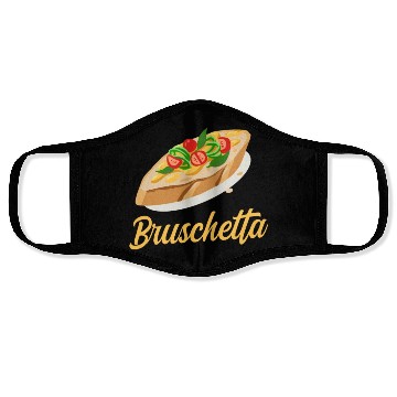 Discover Bruschetta Design Antipasto Face Masks