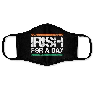 Discover Irish for a Day St. Patrick's Day Face Masks