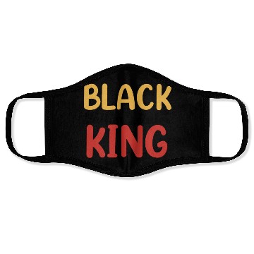 Discover Black Father Leader King Face Masks