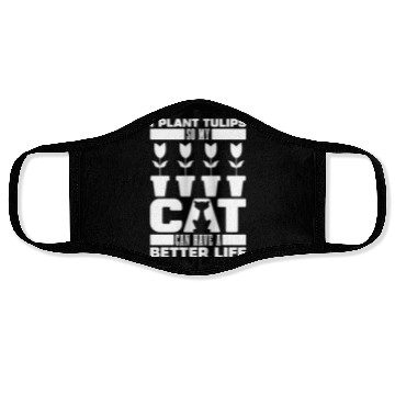 Discover Tulip Gardening Cat Face Masks